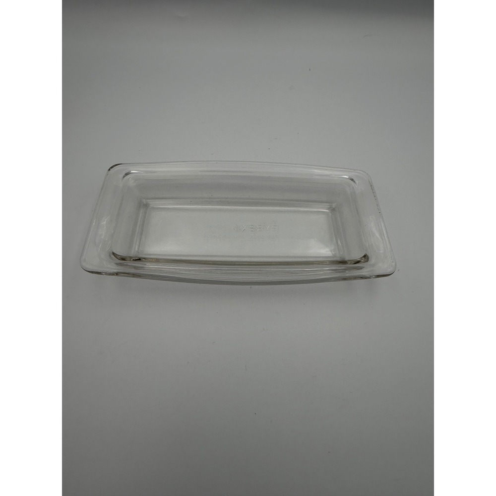 Vintage Pyrex 72-B Clear Glass Rectangular Lid for Baking Dish Oven Microwave